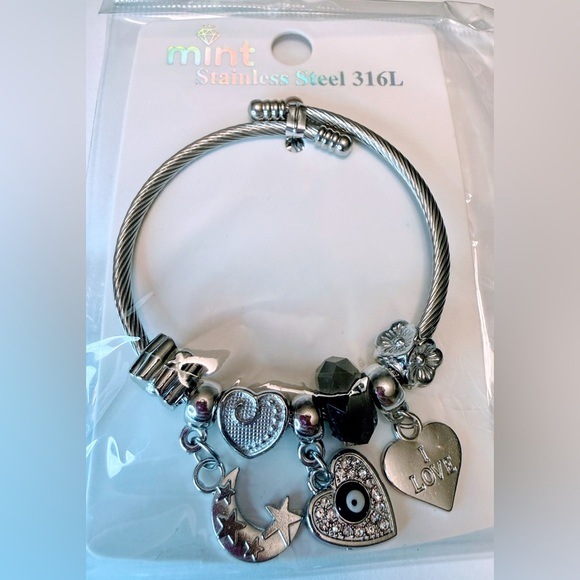 Stainless Steel Charm Bracelets - Picture 4 of 4